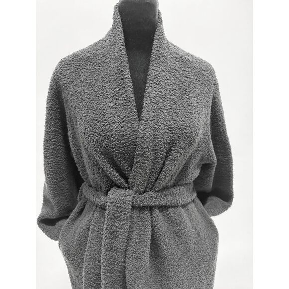 UGG Women's Lenny Robe II. Black chenille robe/cardigan - Picture 3 of 7